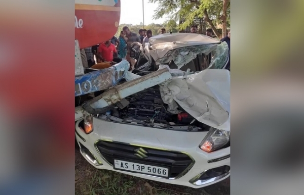 Road accident in Koliabar, two dead, five injured