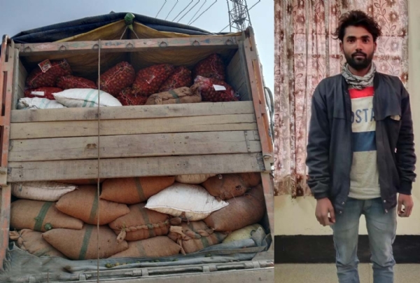 ‌Burmese betel nut seized in Dhalai, arrested Aminul Islam (file pix of Aminul)