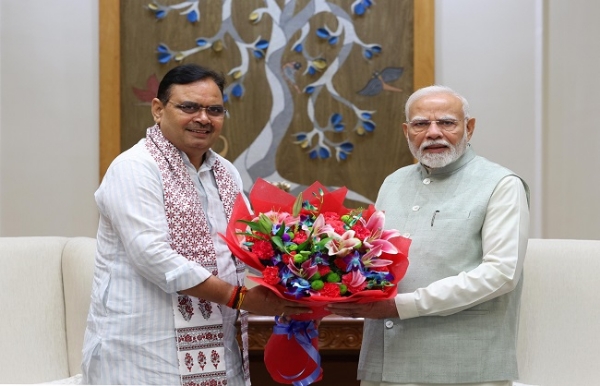 প্রধানমন্ত্রীর সঙ্গে সৌজন্য সাক্ষাৎ রাজস্থানের মুখ্যমন্ত্রীর