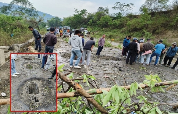 3 IED blast rocks NH-2 in in Kangpokpi of Manipur
