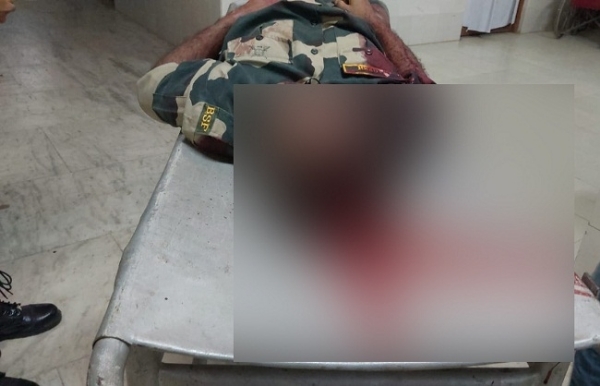 BSF jawan killed by service rifle while on election duty (Pix by Monojit)