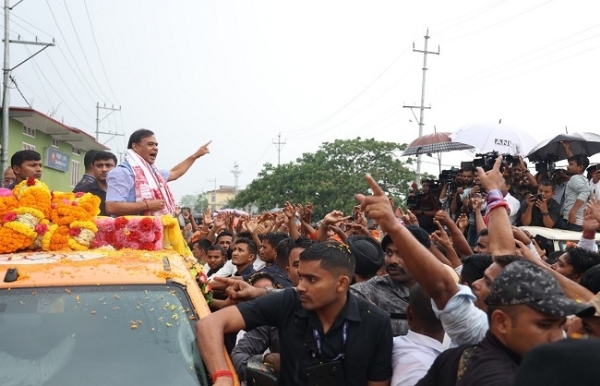 CM HB Sarma concludes Assam campaign in Guwahati