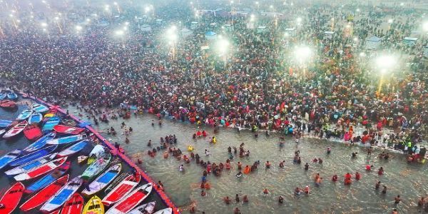 মকর সংক্রান্তিতে মহাকুম্ভে পুণ্যস্নান সাড়ে ৩ কোটির বেশি ভক্তর 