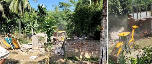 পাথারকা‌ন্দির দোহা‌লিয়ায় উচ্ছেদ অভিযান (চিত্র দুই)