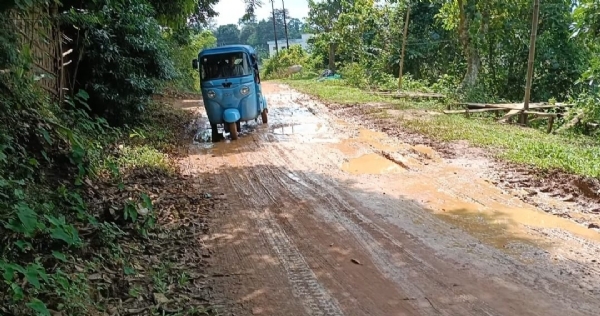 গণ্ডাছড়ায় বেহাল রাস্তাঘাট