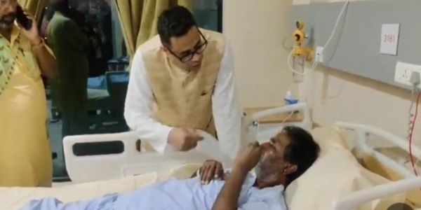 অসুস্থ খগেন মুর্মু এখনও হাসপাতালে, দেখতে গেলেন সৌমিত্র খাঁ