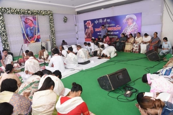 অসম বিজেপি সদর দফতরে জুবিনকে শ্রদ্ধাঞ্জলি