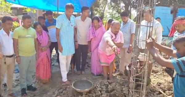 শহিদ সুদেষ্ণা স্টাডি সেন্টার কাম লাইব্রেরির ভিত্তি প্রস্তর স্থাপন