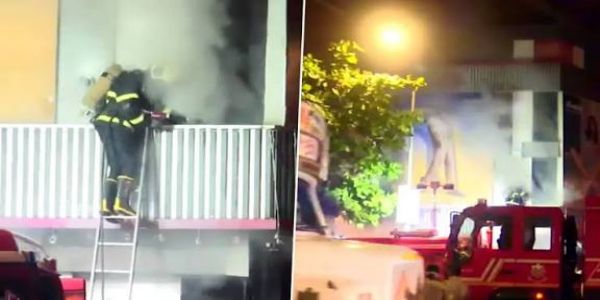 মুম্বইয়ের ক্রফোর্ড মার্কেটের বাটা শোরুমে আগুন