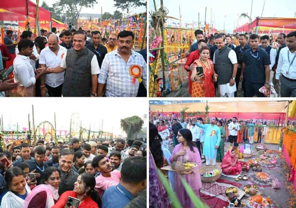 উচ্ছ্বসিত ভক্তকুলের মধ্যমণি মুখ্যমন্ত্ৰী হিমন্তবিশ্ব শৰ্মা উচ্ছ্বসিত ভক্তকুলের মধ্যমণি মুখ্যমন্ত্ৰী হিমন্তবিশ্ব শৰ্মা