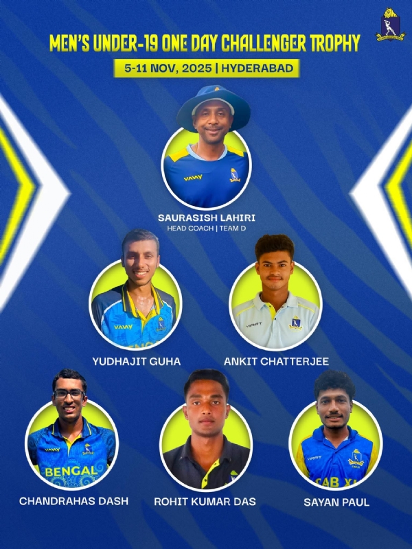 আহমেদাবাদে ৫ উইকেটে বাংলার জয়জয়কার আহমেদাবাদে ৫ উইকেটে বাংলার জয়জয়কার