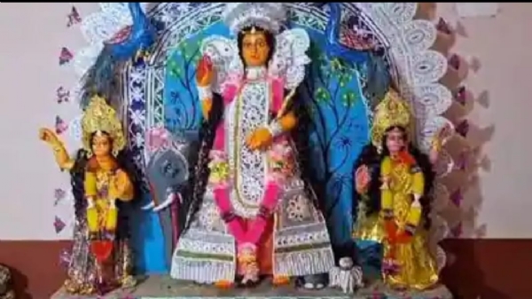 বাঁকুড়ায় ব্যাতিক্রমী কোজাগরী লক্ষ্মী পূজা