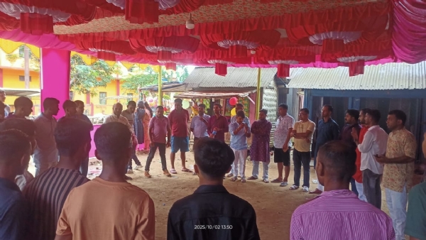 বিজয়া স‌ম্মেলন সফল করতে স্বয়ংসেবকদের প্রস্তুতি বৈঠক