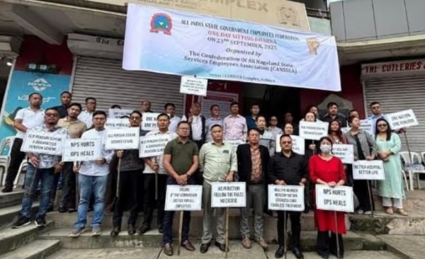 কনফেডারেশন অব অল নাগাল্যান্ড স্টেট সার্ভিসেস এমপ্লয়িজ অ্যাসোসিয়েশন-এর কর্মকর্তারা