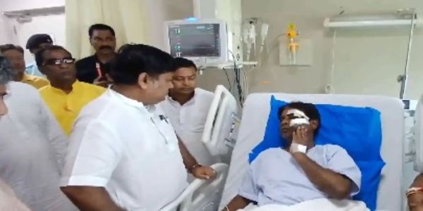 খগেনের সঙ্গে দেখা করলেন সুকান্ত, শারীরিক অবস্থার নিলেন খোঁজ
