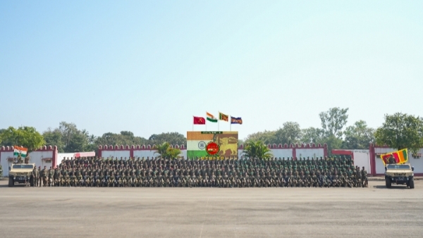 সোমবার শুরু হলো ভারত-শ্রীলঙ্কা যৌথ মহড়া মিত্র শক্তি – ২০২৫