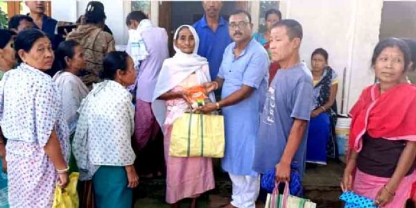 শ্রীভূমি জেলার পাথারকান্দি এলাকার রেশন দোকানগুলিতে সূচনা ‘অন্ন সেবা দিন’ প্রকল্প