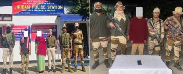 চাঁদাবাজির অভিযোগে এক মহিলা সহ গ্রেফতার চার জঙ্গি