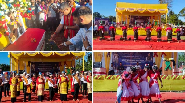 প্রয়াত জুবিন গার্গের প্রতিকৃতিতেও শ্রদ্ধাঞ্জলি অৰ্পণ এবং সাংস্কৃতিক অনুষ্ঠানের মুহূৰ্ত প্রয়াত জুবিন গার্গের প্রতিকৃতিতেও শ্রদ্ধাঞ্জলি অৰ্পণ এবং সাংস্কৃতিক অনুষ্ঠানের মুহূৰ্ত