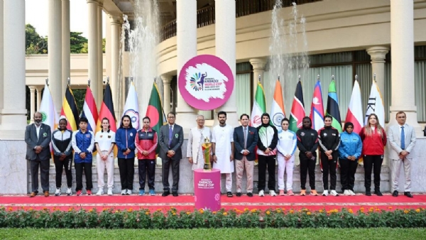 মহিলা কাবাডি বিশ্বকাপের ট্রফি উন্মোচন হল ঢাকায়,আজ উদ্বোধন মহিলা কাবাডি বিশ্বকাপের ট্রফি উন্মোচন হল ঢাকায়,আজ উদ্বোধন