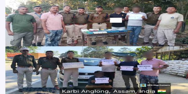 কারবি আংলং পুলিশের পৃথক অভিযানে উদ্ধার প্রায় ১২ কোটি টাকার মাদকদ্রব্য, গ্রেফতার এক