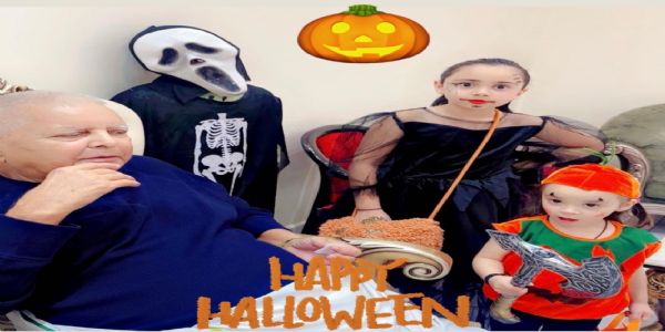 লালুর হ্যালোইন উদযাপন, নিশানা বিজেপির