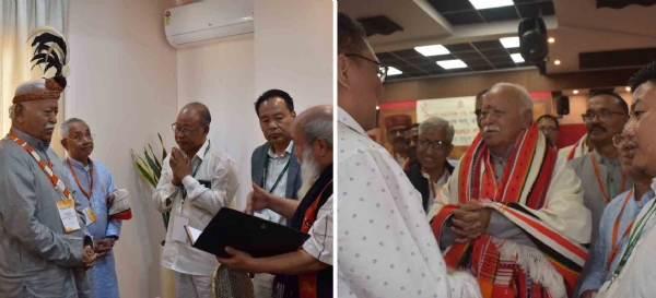 জনজাতি বিশিষ্টদের সঙ্গে বাৰ্তালাপ ডা. মোহন ভাগবতের