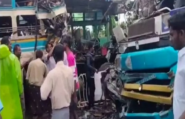 তামিলনাড়ুতে দু’টি বাসের মুখোমুখি সংঘর্ষ; নিহত ৬, আহত ৩০