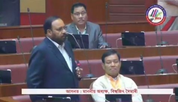 বিধানসভায় মন্ত্রী কেশব মহন্ত (ফাইল ফটো)