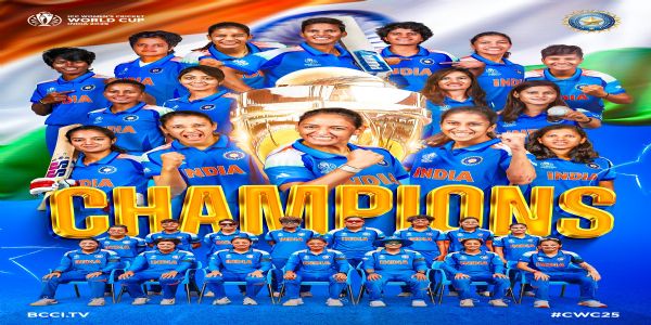 দক্ষিণ আফ্রিকাকে হারিয়ে বিশ্বজয়ী ভারতীয় মহিলা দল