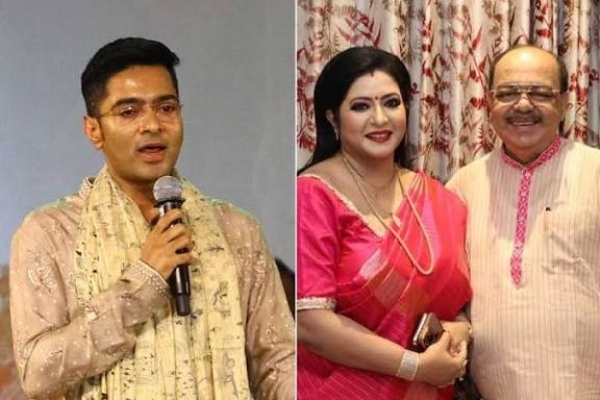 শোভন-বৈশাখীকে দুপাশে নিয়ে অভিষেকের বার্তা