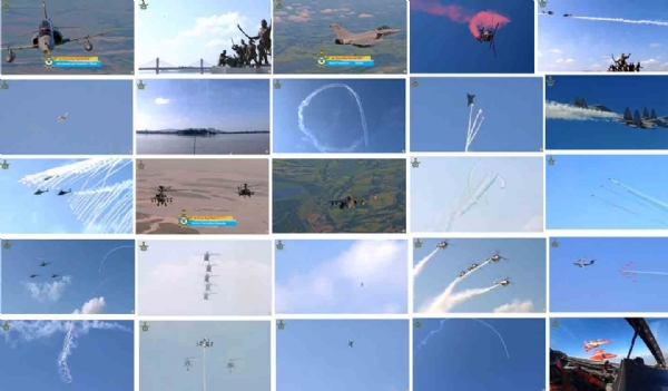 গুয়াহাটির মহাবাহু ব্রহ্মপুত্রের ওপর ভারতীয় বায়ু সেনার ১৫ ধরনের ৭৫টি বিমানের পরাক্ৰম গুয়াহাটির মহাবাহু ব্রহ্মপুত্রের ওপর ভারতীয় বায়ু সেনার ১৫ ধরনের ৭৫টি বিমানের পরাক্ৰম