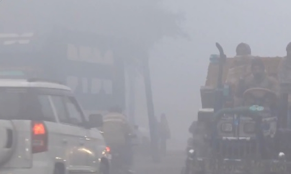 কনকনে ঠান্ডা উত্তর প্রদেশে, কুয়াশায় ঢেকে গেল তাজমহল কনকনে ঠান্ডা উত্তর প্রদেশে, কুয়াশায় ঢেকে গেল তাজমহল