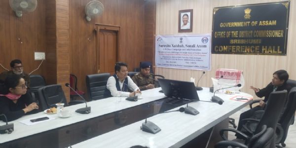 শ্রীভূমিতে শুরু ‘সুরক্ষিত শৈশব সোনালি অসম’ শীৰ্ষক ৯০ দিনের শিশু সুরক্ষা অভিযান