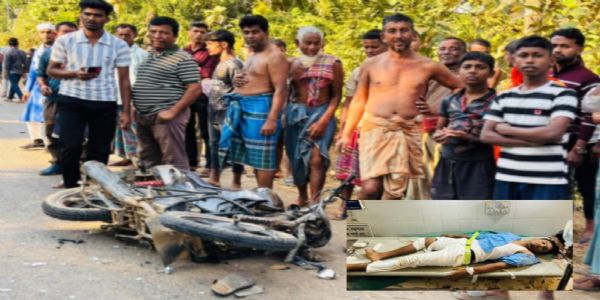 ধনপুরে দুই বাইকের মুখোমুখি সংঘর্ষে যুবকের মৃত্যু, গুরুতর আহত তিন