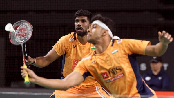 বিডব্লিউএফ ওয়ার্ল্ড ট্যুর ফাইনাল: চীনের ওয়াং-লিয়াংয়ের বিপক্ষে উদ্বোধনী ম্যাচে জয়ী সাত্ত্বিক-চিরাগ বিডব্লিউএফ ওয়ার্ল্ড ট্যুর ফাইনাল: চীনের ওয়াং-লিয়াংয়ের বিপক্ষে উদ্বোধনী ম্যাচে জয়ী সাত্ত্বিক-চিরাগ