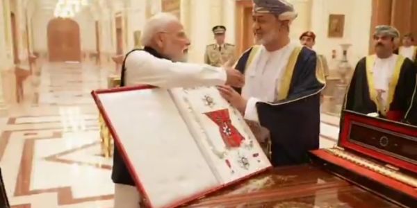 মোদীর মুকুটে নতুন পালকের সংযোজন, এবার পেলেন অর্ডার অফ ওমান