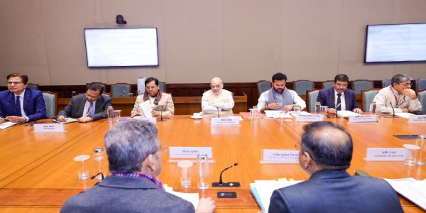 দ্য ব্যুরো অফ পোর্ট সিকিউরিটি গঠনের বৈঠকে অমিত শাহ