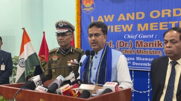 মুখ্যমন্ত্রী ডাঃ মানিক সাহা