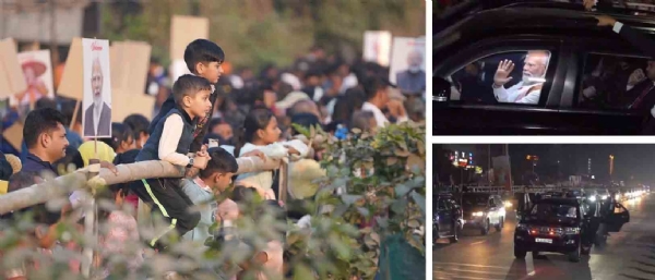 নরেন্দ্র মোদীর রোড-শো