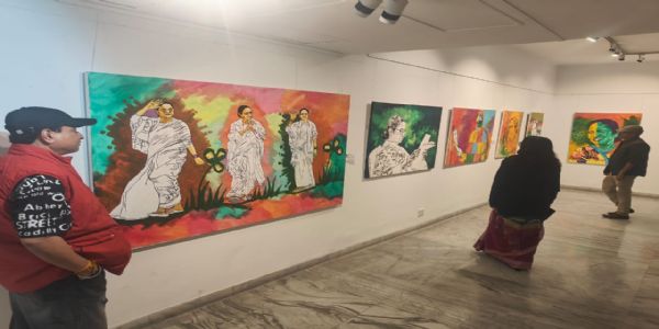 কারেজ ইন ক্যানভাস , ৬ দিনের চিত্র প্রদর্শনী