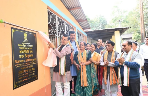 প্রকল্পের উদ্বোধন করেন মন্ত্রী টিংকু রায়