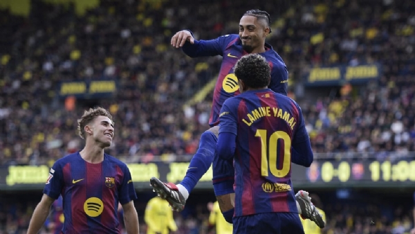 লা লিগা: ভিয়ারেয়ালকে হারিয়ে বছর শেষ বার্সিলোনার