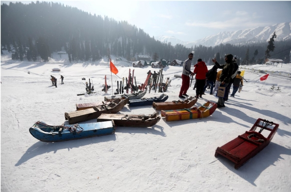 কাশ্মীরের অধিকাংশ অঞ্চলে তাপমাত্রা হিমাঙ্কের নীচে, সর্বাধিক সোনমার্গ উপত্যকায়