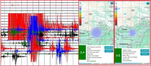 অসম ও অরুণাচলে ভূমিকম্প