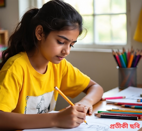 অঙ্কন প্রতিযোগিতায় সাফল্য