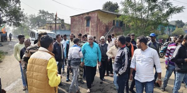 পান্ডবেশ্বরে ‘অনুন্নয়নের পাঁচালি’ তুলে ধরলেন জিতেন্দ্র তেওয়ারী