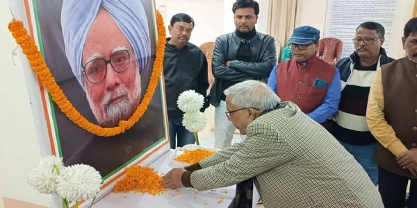 আগরতলায় ডঃ মনমোহন সিং-এর মৃত্যুবার্ষিকী পালন কংগ্রেসের