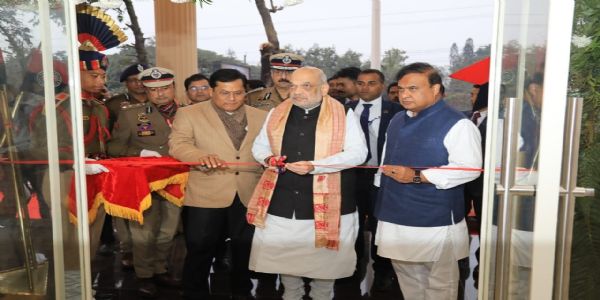অমিত শাহের হাতে গুয়াহাটিতে উদ্বোধিত নবনিৰ্মিত পুলিশ কমিশনারেট দফতর সহ একাধিক প্রকল্প