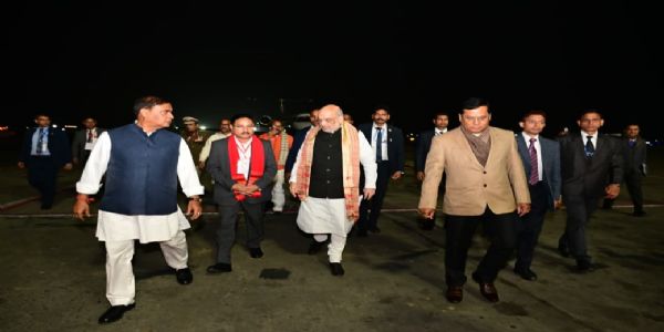 একদিনের অসম সফর শেষ, দিল্লির উদ্দেশে যাত্ৰা কেন্দ্ৰীয় স্বরাষ্টমন্ত্রী শাহের